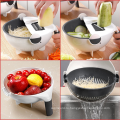 Landa Creative Tabletop Fruit Fruit Basket Plasting Plashing Mowl Double Drain Corpet с ручкой с прямой фабрики